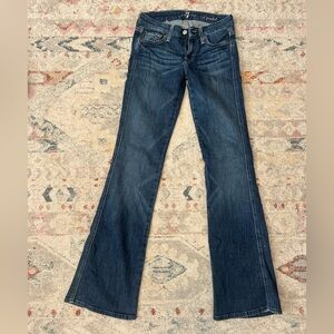 7 for all mankind “A pocket”bootcut jeans size 25